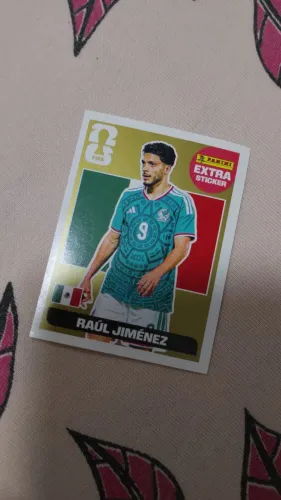 Figurinha Extra Legend Copa 2026 Raúl Jiménez Ouro Original