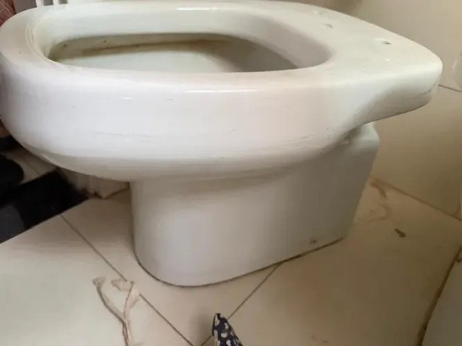 Vaso sanitário usado