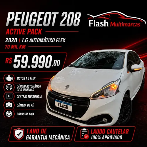 Peugeot 208 Active Pack 1.6 Flex 16V 5P Aut. 2020