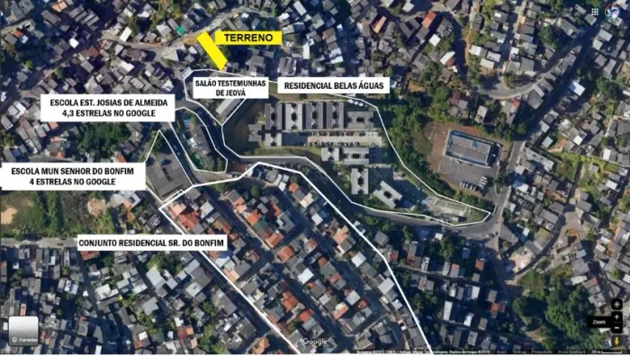 Terreno 440m2 plano Plataforma Próximo ao Condomínio Residencial Bellas Águas