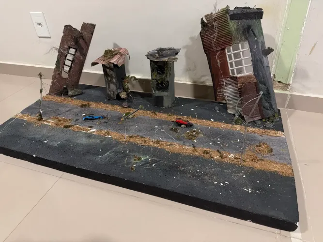 Maquete cidade Pós apocalíptico