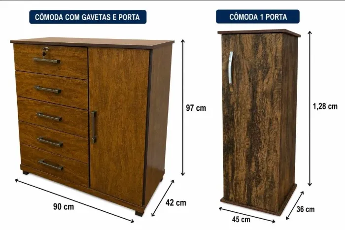 CÔMODA E SAPATEIRA (MULTI-USO)