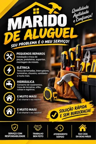 Marido de Aluguel: Pequenos Reparos, Elétrica e Hidráulica!