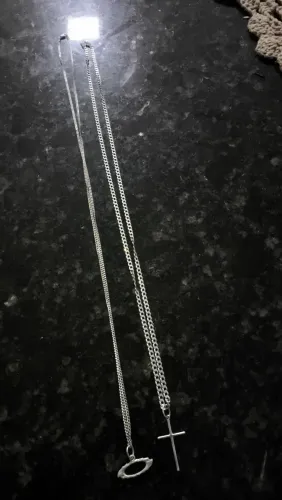 Correntes de prata 2mm e 4mm