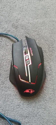 Mouse Gamer Exbom MS-G270 C/ Iluminação LED RGB e 7 Botões (Novo/Como Novo)