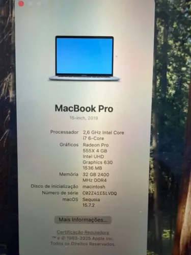 MACBOOK PRO 2019 i7