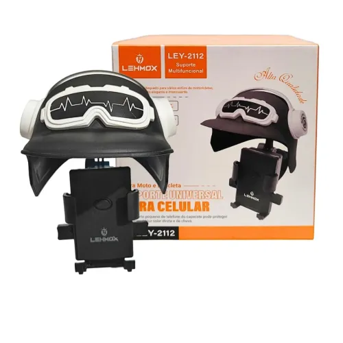 Suporte Universal para Celular Moto e Bike com Giro 360°