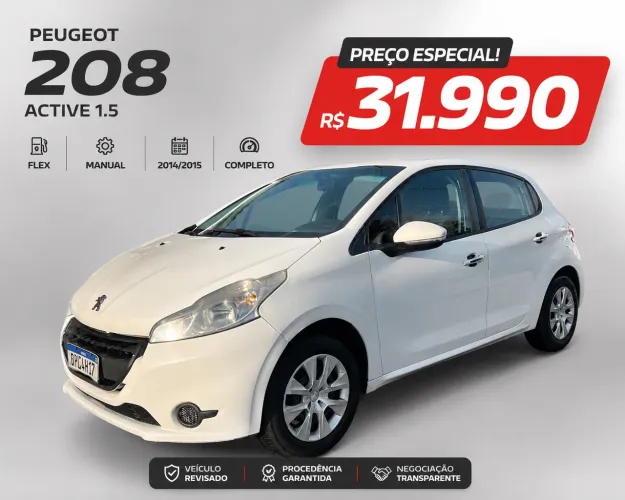 Peugeot 208 Active/active Pack 1.5 Flex 8V 5P 2015