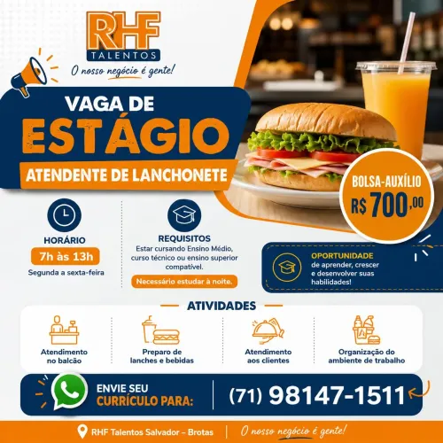 ATENDIMENTO LANCHONETE