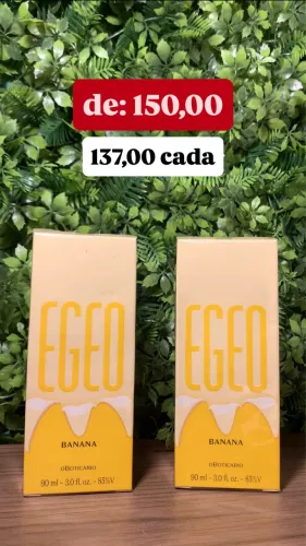 PROMOÇÃO EGEO MELANCIA E BANANA