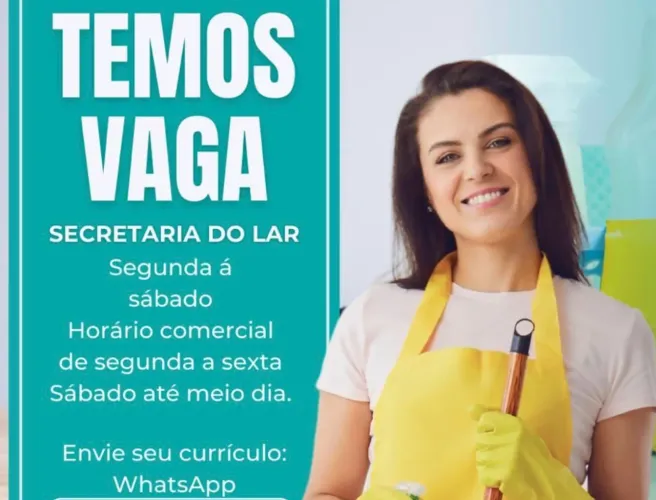 Secretária do lar/doméstica