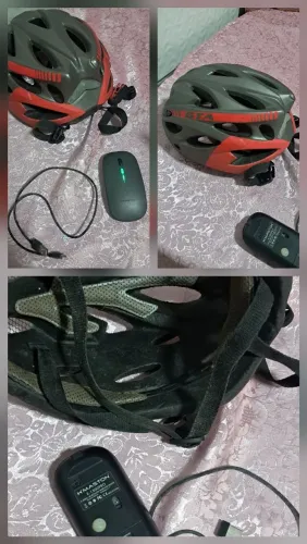 Capacete de ciclismo mais brinde