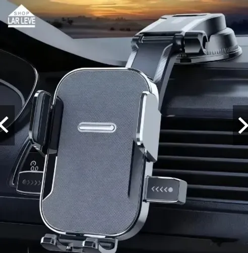  Suporte Celular Carro Universal | Navegação GPS Forte e Seguro | Compatível Todos Smartph