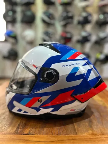 Capacete Moto Mt Helmets Thunder 4 Ergo C7 C/ Visor Solar