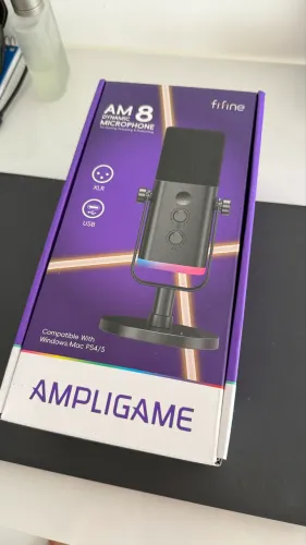 FIFINE AM8 Microfone dinâmico USB/XLR