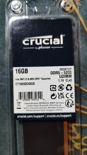 Memória ram 16gb ddr5
