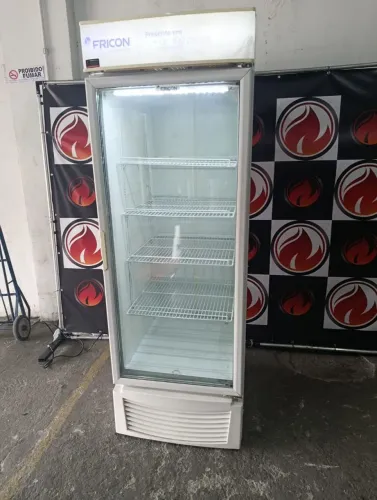 Freezer vertical expositor para congelados 220 volts 568 litros marca FRICON