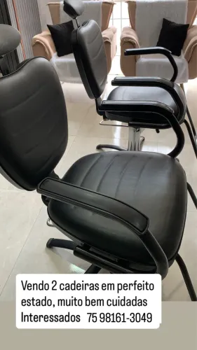 Cadeiras para cabeleireiro