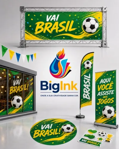 Banner, Wind Banner e Adesivos Personalizados Brasil