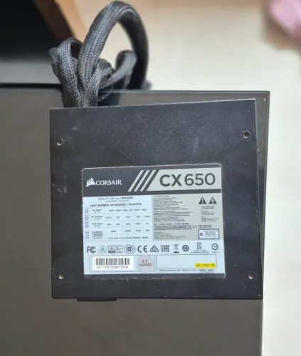 Fonte corsair cx650 80 plus bronze 650w