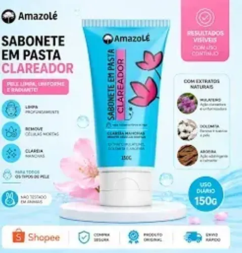 SABONETE EM PASTA CLAREADOR - NOVO