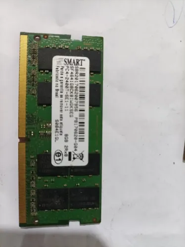 Memória RAM para notebook, 8GB DDR4 2400MHz, marca SMART, padrão SODIMM