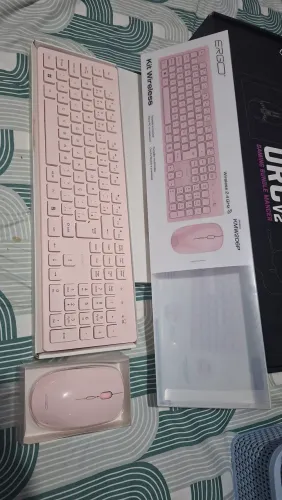 Teclado e mouse bluetooth 