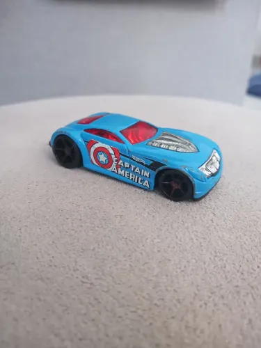 ?COLECIONADOR? Hot Wheels SIR OMINOUS 2003 Capitão América RARO