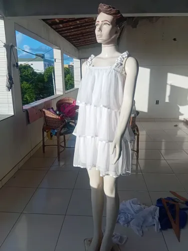 Vestido branco 14/16 anos