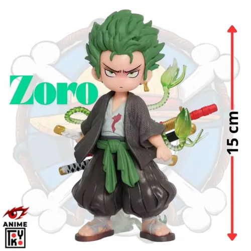 Boneco One Piece Roronoa Zoro Anime Coleção 