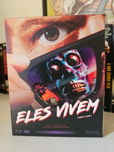 Box Blu Ray Eles Vivem Edição Limitada Raro