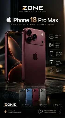 iPhone 18 Pro Max - 256gb - Originais/Lacrados