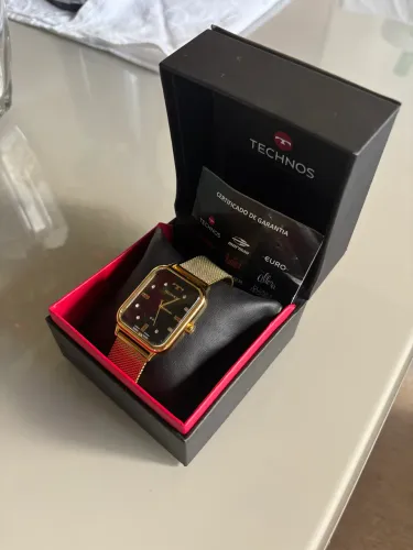Relógio Technos Dourado Original - Apenas 5 Dias de Uso