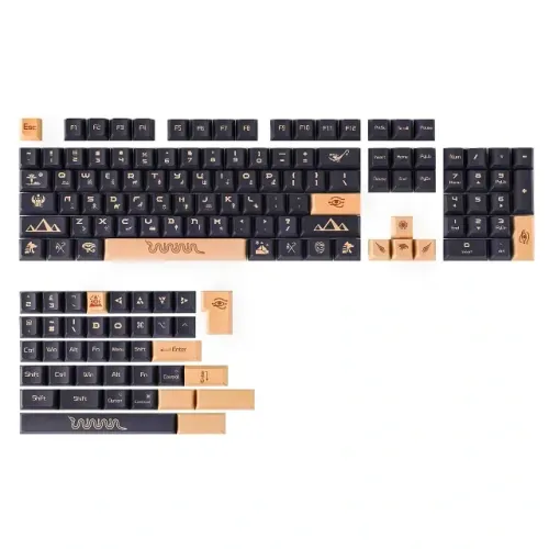 Epomaker Temple Keycaps Dark Blue