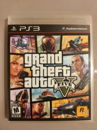 Jogo GTA 5 PS3 Original Mídia Física Completo Com Mapa Original