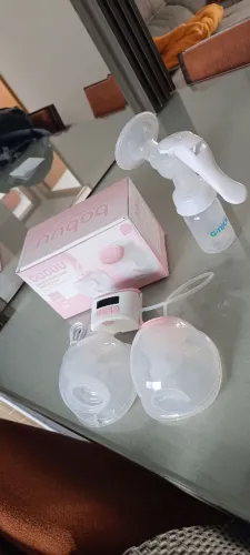 Bomba elétrica de leite mais acessórios
