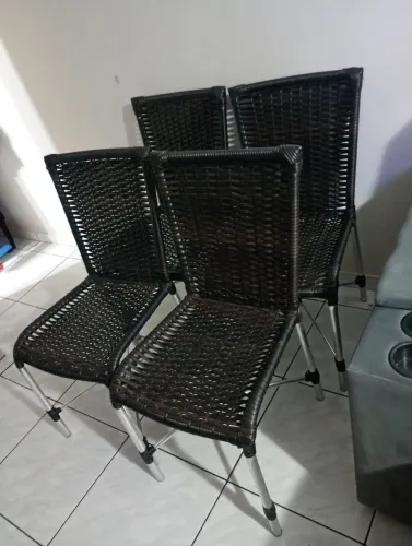 Cadeiras de alumínio 
