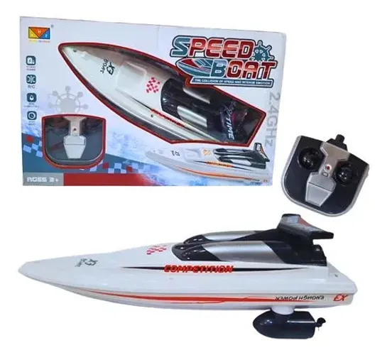 Barco Speed Boat RC 2.4GHz | Novo Lacrado | Alta Velocidade