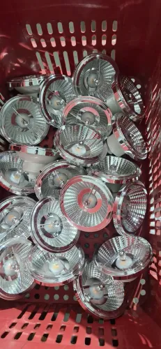 20 Lâmpadas AR111 LED BRANCO QUENTE, 24°, 2700k