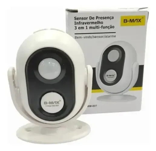 Sensor de Presença Infravermelho 3em 1 Multi-Função