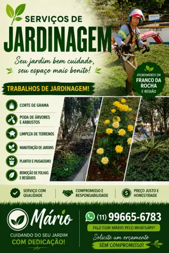 Serviços de jardinagem 