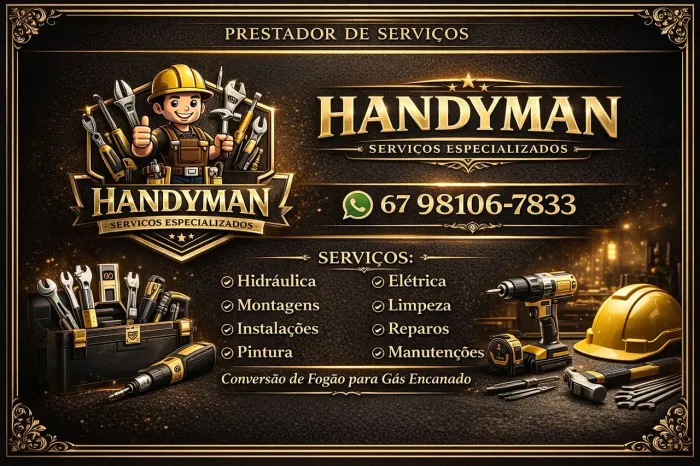 Prestador de serviços (Faz Tudo)!