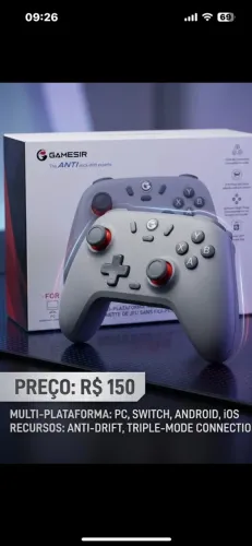 ? CONTROLE GAMEsir MULTIPLATAFORMA