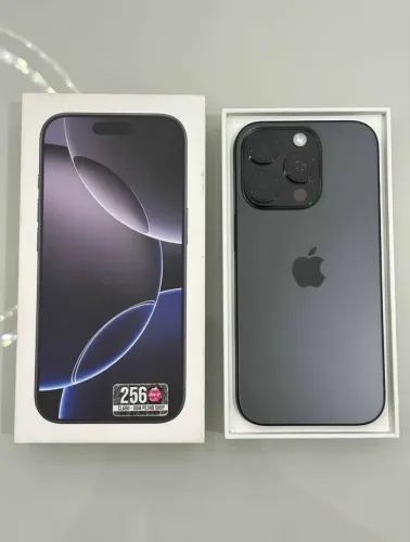 iPhone 16 Pro 256GB Titânio Preto - Garantia Apple