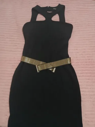Vestido tubinho preto básico p