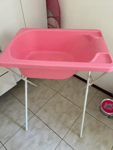 Banheira Infantil com Suporte Dobrável até 20kg - Scorpion