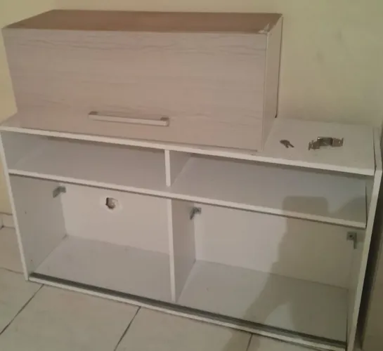 ARMÁRIO DE COZINHA COMPLETO - BOM ESTADO