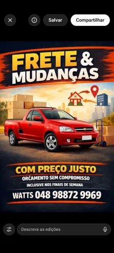Pequeno fretes e mudanças