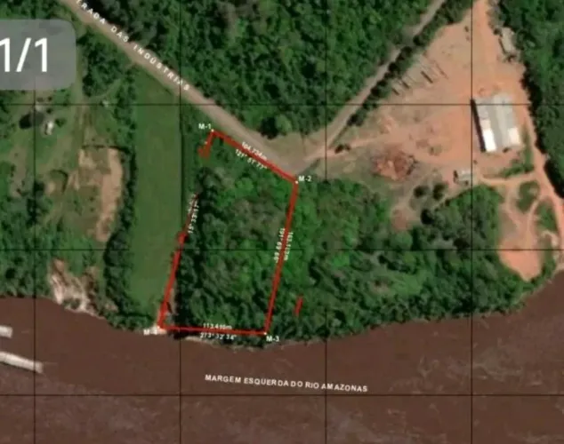 Área para Porto 20.000m² em Itacoatiara
