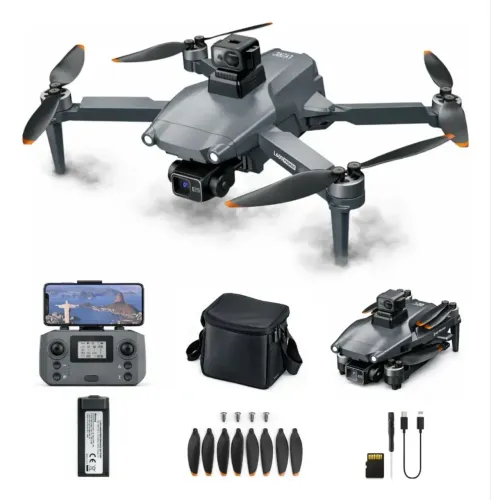 Drone Profissional Lyzrc L600 Pro Max Gps 4k Gimbal 3 Eixos Cinza